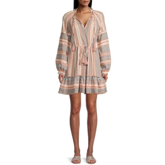 Veronica Beard Dresses & Skirts - Veronica Beard 'Danica' Printed Cotton Mini Dress, Blush Multi